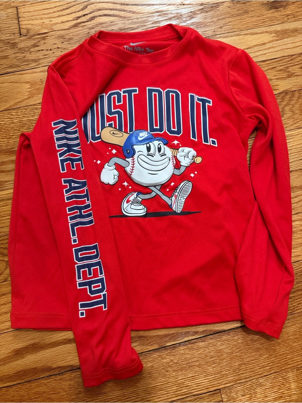 Toddler Boy Nike Baseball Dry Fit Shirt Size XS 3-4 Years Old Brand New
